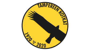 Tampereen Kotkien 100.vuotis logo
